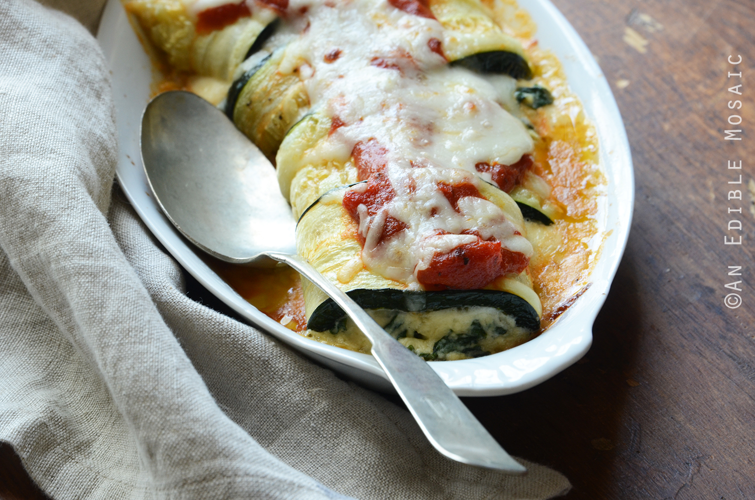 Cheesy Green Zucchini Rollatini | Earthbound Farm