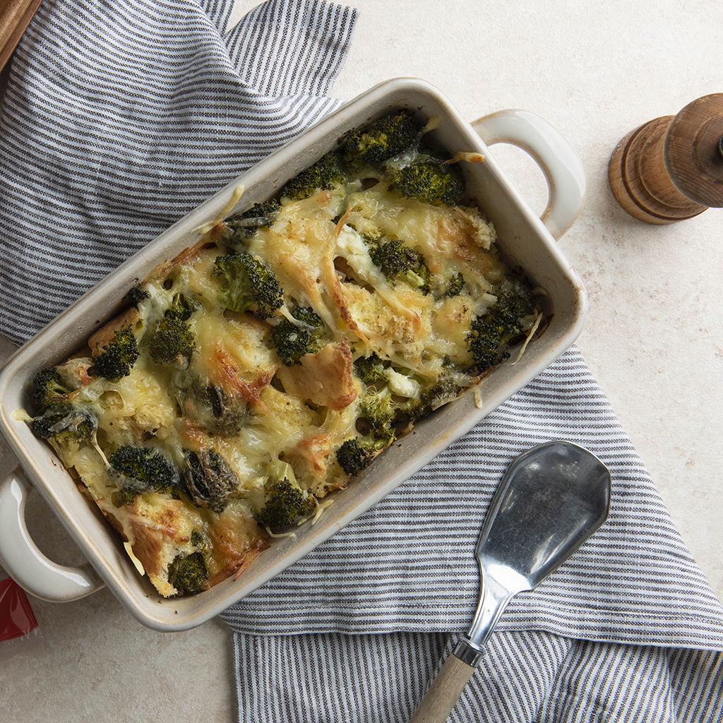 Broccoli Bread Pudding - Earthbound Farm