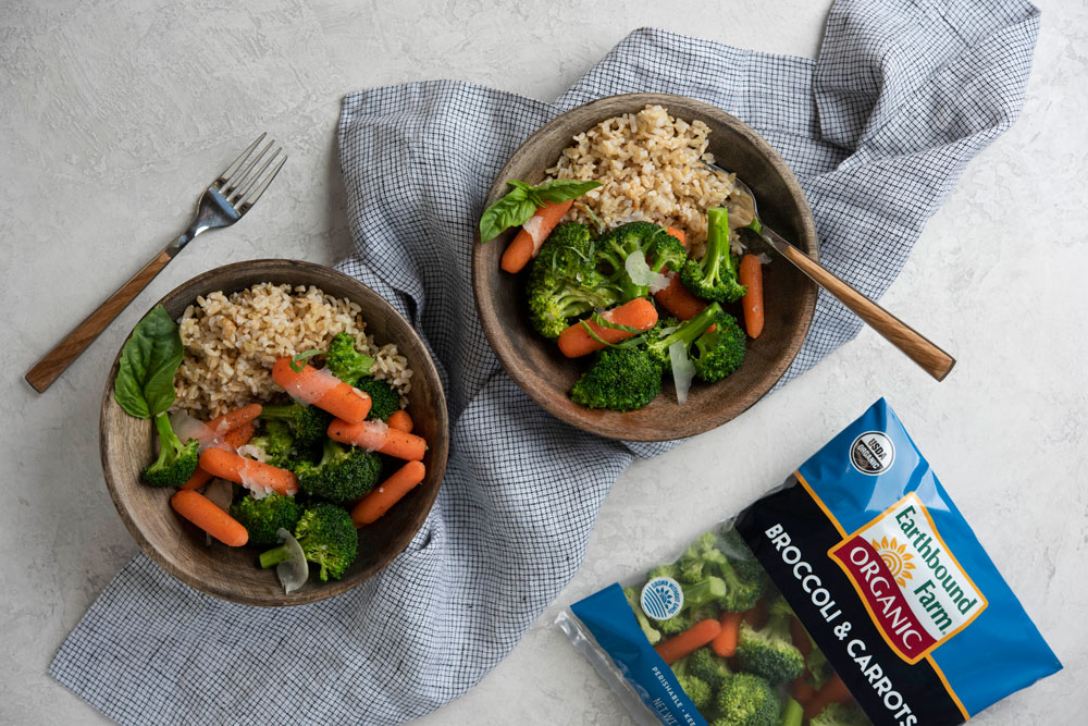 Toddler Naptime Mealprep: Stir fried broccoli, carrots and