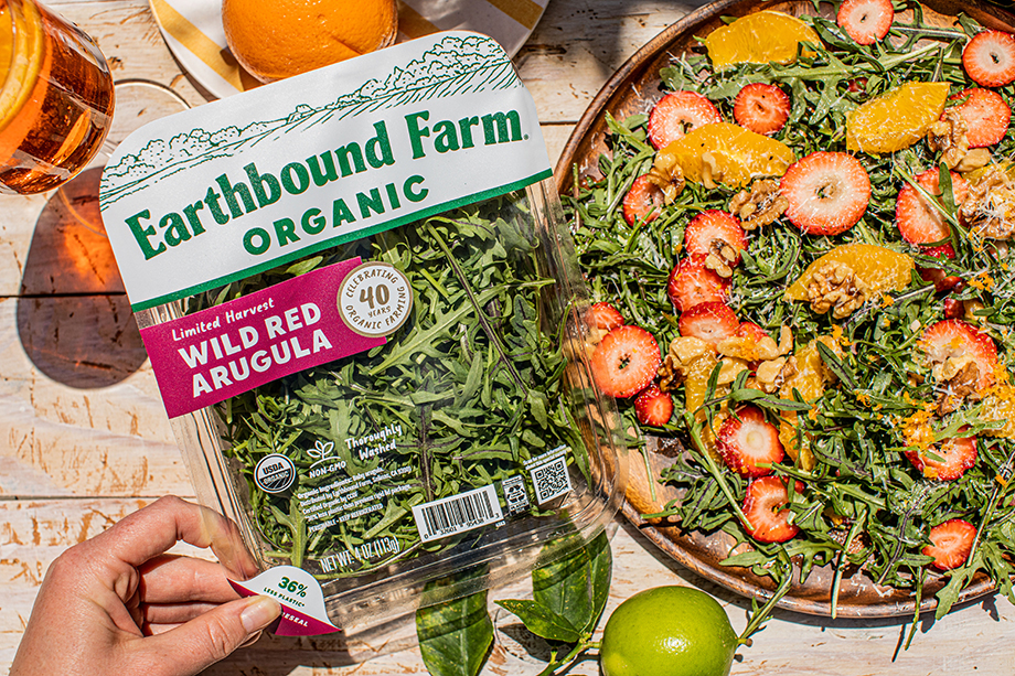 Wild Red Arugula Summer Spritz Salad