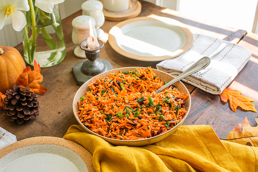 Shredded Carrot Salad 